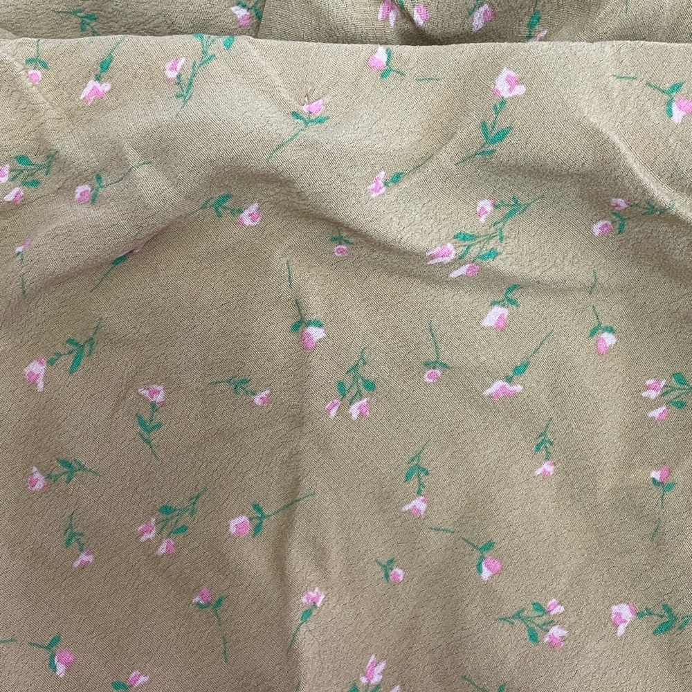 Wild Fable Tan Floral Pencil Skirt Sz XXS - Picture 4 of 7